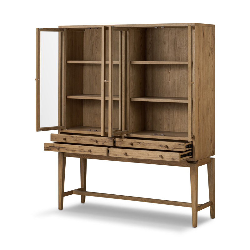 Armoire de salle à manger Glarum, Marron clair