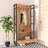 Industrial Hall Stand, Atlantic Pine, 35.4 x 70.9 x 13.4 inches | 100% Melamine Coated Particle Board, Thickness: 0.7 inches | Sturdy Metal Frame, Stylish Storage Solution for Entryway & Home Organization