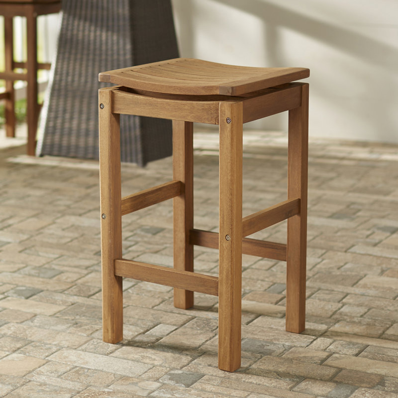 Tucker 4 - Person Wood Patio Dining Set with Square Table