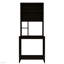 Bureau d'ordinateur, tablette inférieure, quatre tablettes