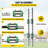 Linear Guide Rail 2Pcs HGR20-2000mm Linear Slide Rail with 1Pcs RM
