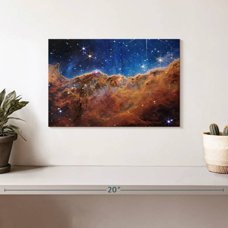 Oberle James Webb's Carina Nebula, 8" H x 12" W