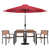 Parasol rouge est en rupture de stock
