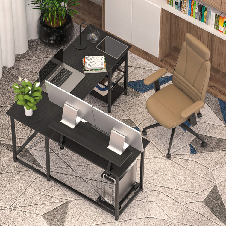 Heverlee 70.86'' Computer Desk with Outlet 17 Stories