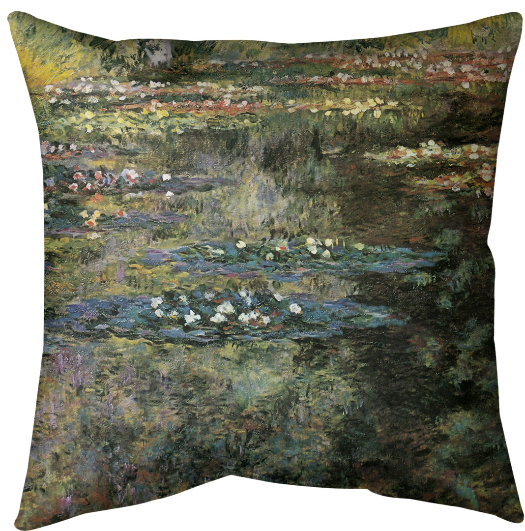 Housse de coussin Monet's Bridge : coussin décoratif tissé en Belgique - Canada