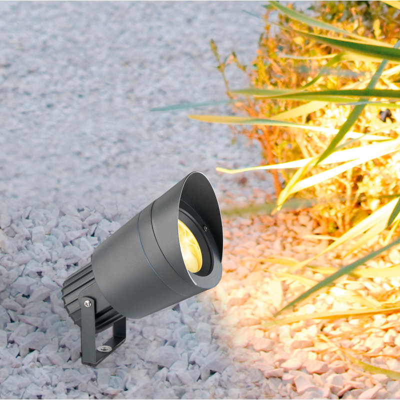 Inside Dark Grey Aluminium Spotlight