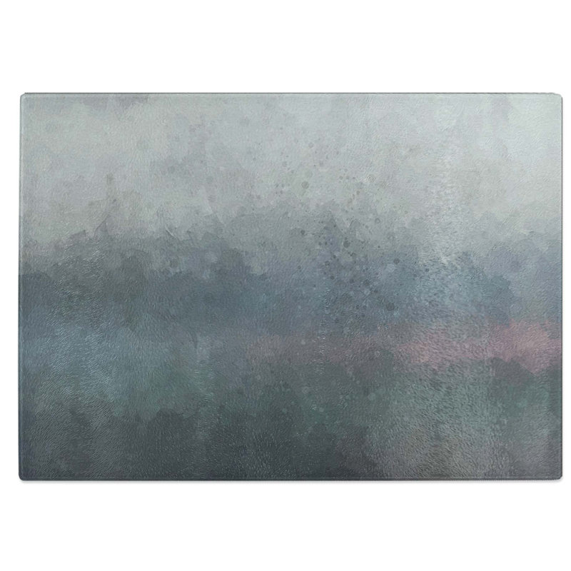 Glass Metal Paradise in Abstract Chopping Board, 39 cm W x 28.5 cm L