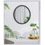 Miroir circulaire 32 po avec cadre perlé en métal