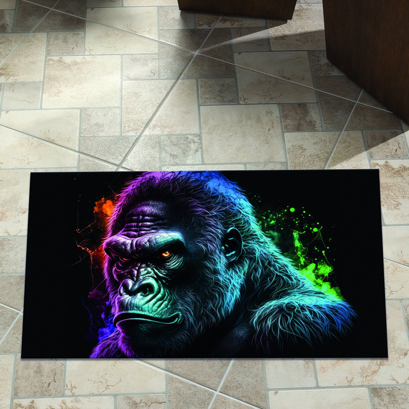 Elegant Non-Woven Soft Printed Rug with Floral Design Theme for Enhancing Your Living Room's Comfort and Style