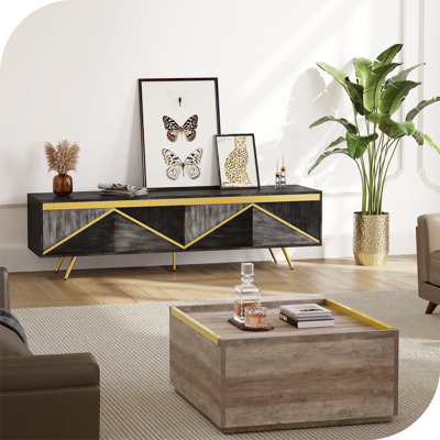 78.8" W Modern TV Stand For Tvs Up To 80"