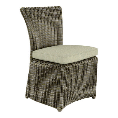 Sag Harbor Patio Dining Side Chair with Cushion (Set of 2)