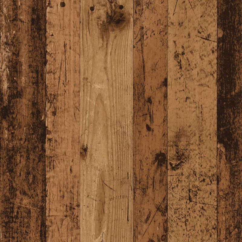  Wall Shelf Set Of 4 Old Wood Engineered Wood Medium