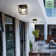 Ladontae Matte Black 1 - Bulb Outdoor Flush Mount