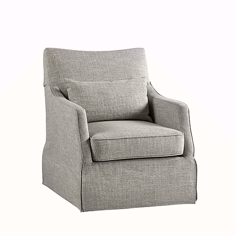 Skirted Swivel Chair