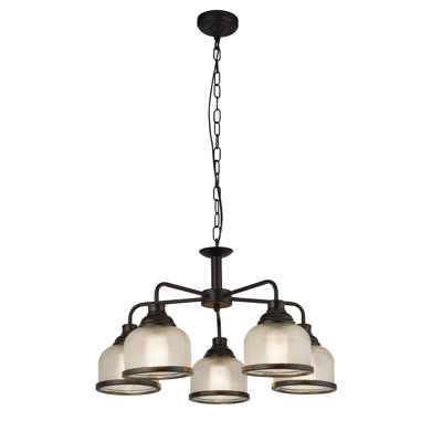 Asner 5 - Light Shaded Chandelier