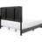 ClickDecor Kenton Panel Bed Frame with Diamond Tufted Upholstered Headboard-47346429-47346431