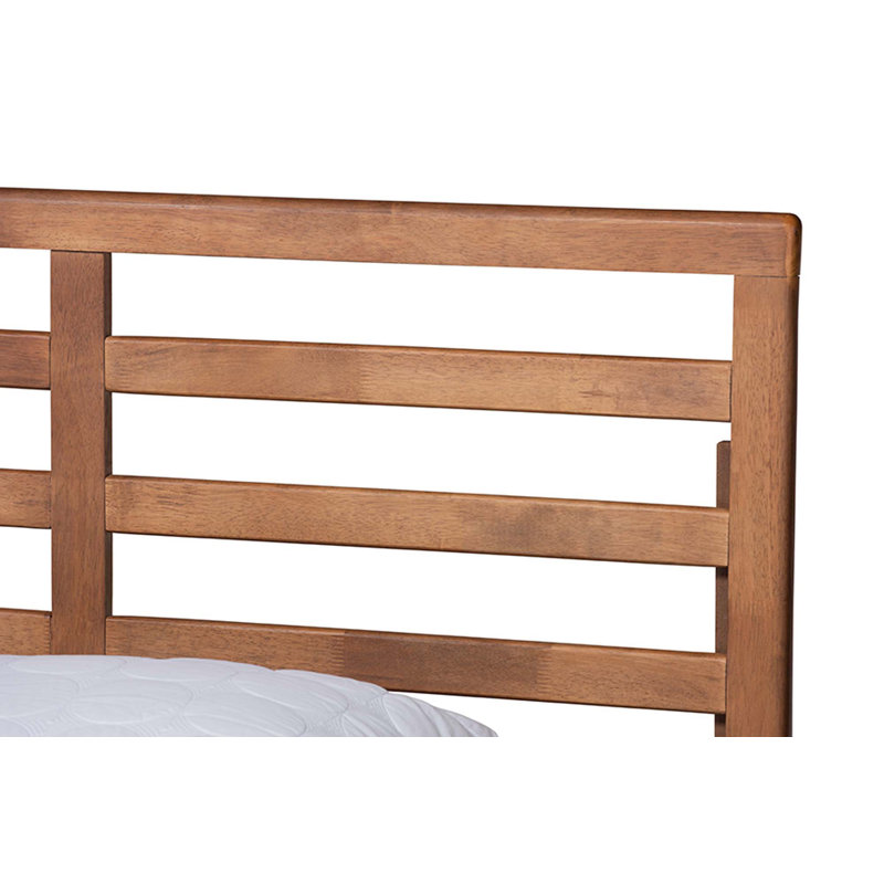 Davene Solid Wood Open-Frame Bed, King