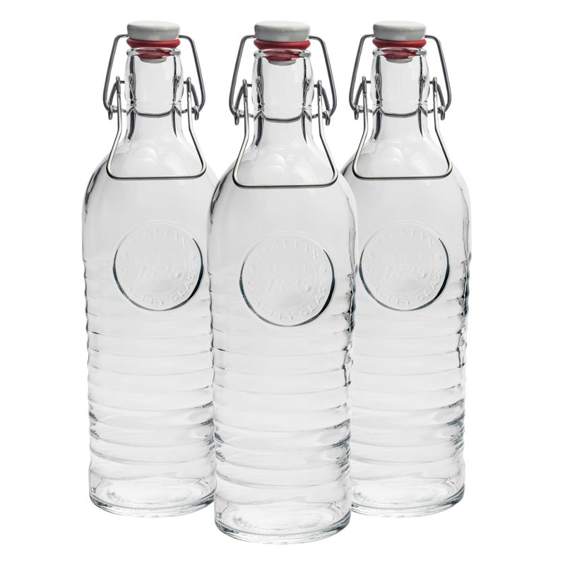 Officina 1825 Glass Swing Bottles - 1.2 Litre