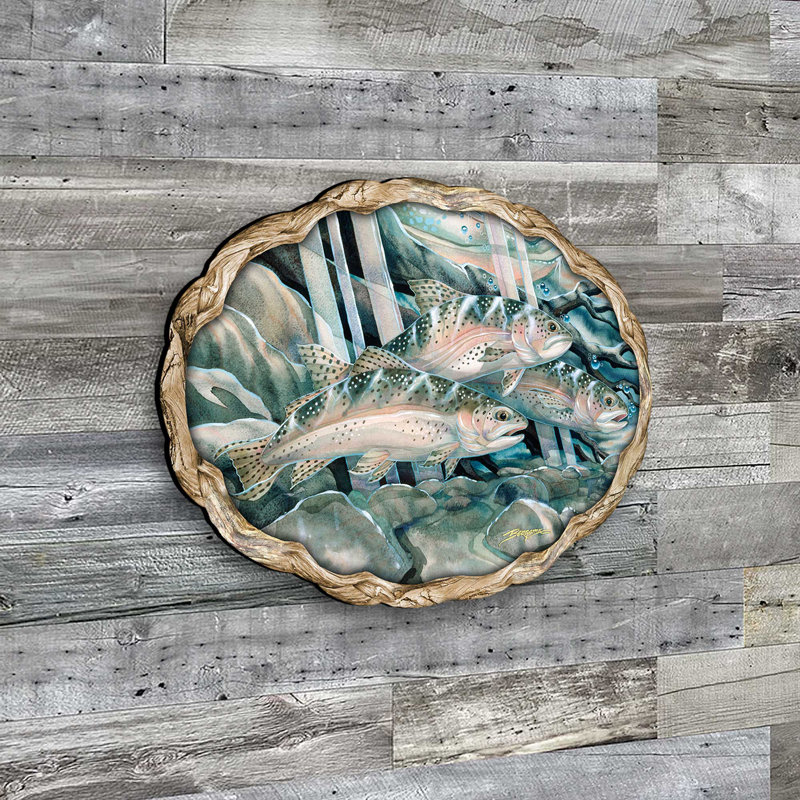 Art mural Midgett Catch The Rainbow, Trout