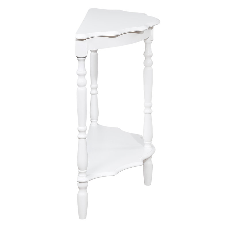 Half-moon Console Table Solid Pine Retro Design Entryway Display