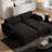 Wide Short Plush Soft Modular Sofa Bed Apartment Sofa With Detachable Cushion Cover-708018432