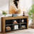 Horizontal Bookcase With 6 Cubes Storage Organizer-394781043