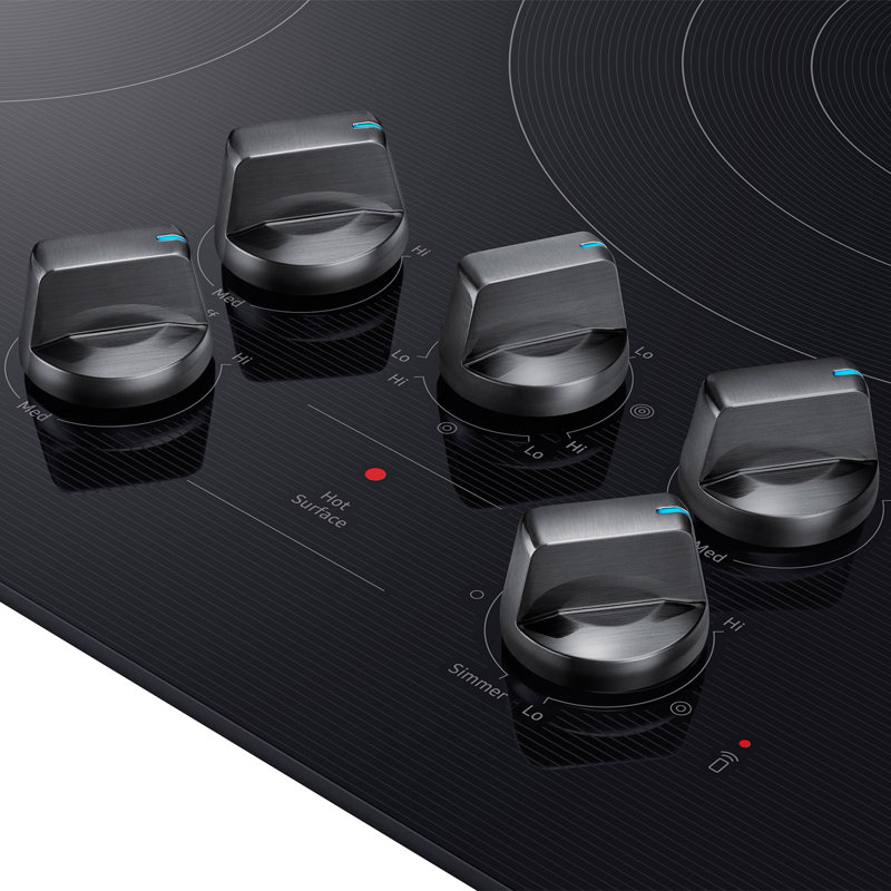 Sasmung 36" Electric ENERGY STAR Certified Cooktop with Illuminated Knobs and Wi-Fi