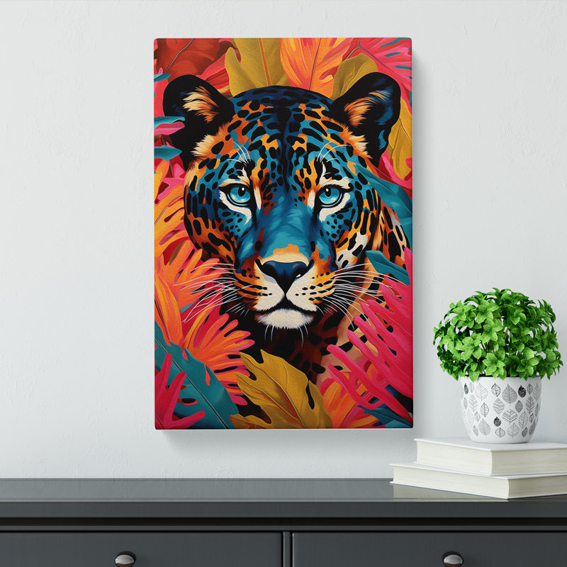 Leopard Colour Field No.2 - Print, 76cm H x 50cm W x 3cm D