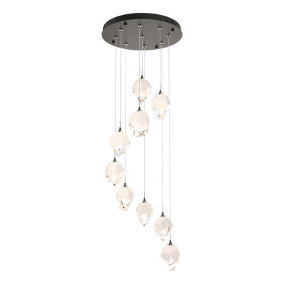 Luminaire suspendu géométrique à 9 lumières Chrysalis