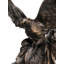 Sculpture de jardin en bronze avec des nuages et des oiseaux