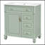 Meuble-lavabo de salle de bain avec comptoir, tiroir escamotable, 3 tiroirs et armoire de rangement-1712608718