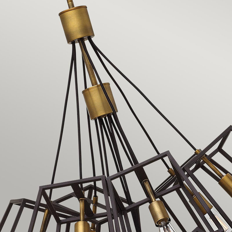 Poulan 13 - Light Bronze Cluster Pendant