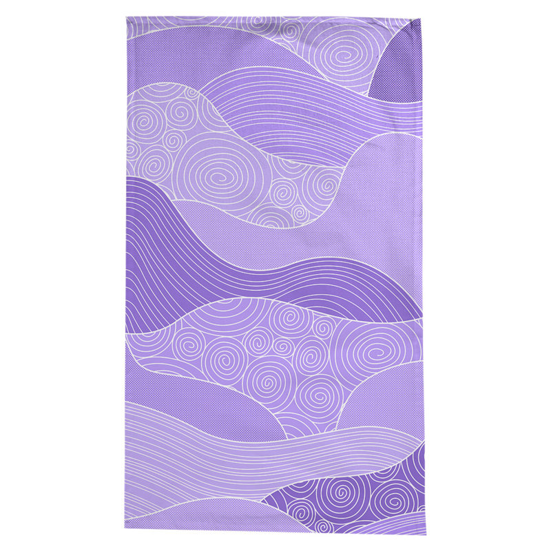 Nappe ondulations à la main Leffel, Mauve
