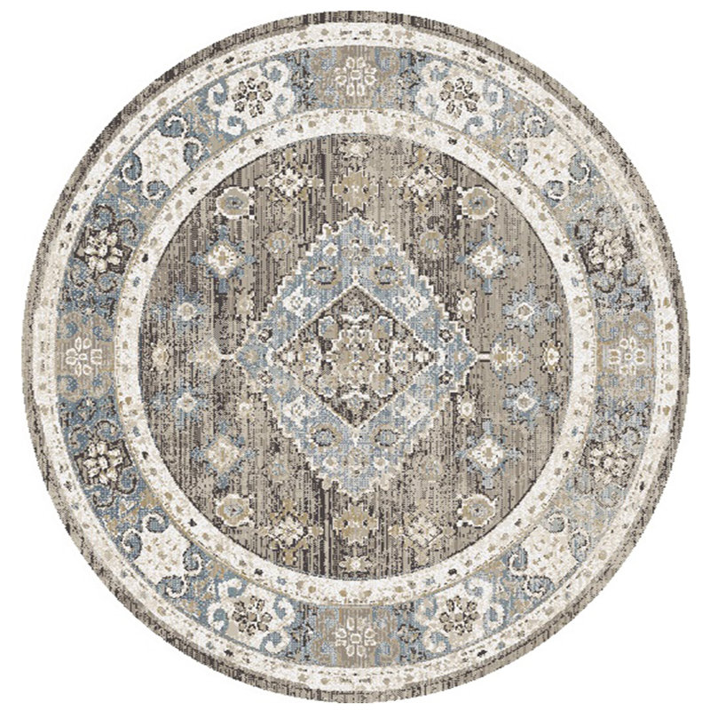 Roshawn Oriental Indoor Rug, Round 7'10"