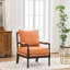 Chaise d'appoint avec cadre en bois tourné et solide-493307275
