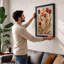 Tulip Garden Arrangement Botanical - Framed Print-1258860870-1258860881