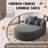 51.6" Sofa Bed Compression Sofa Couch-118401613