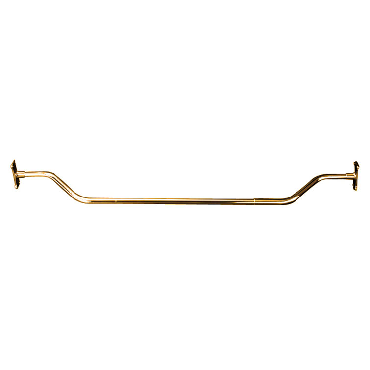 Curved Fixed Shower Curtain Rod