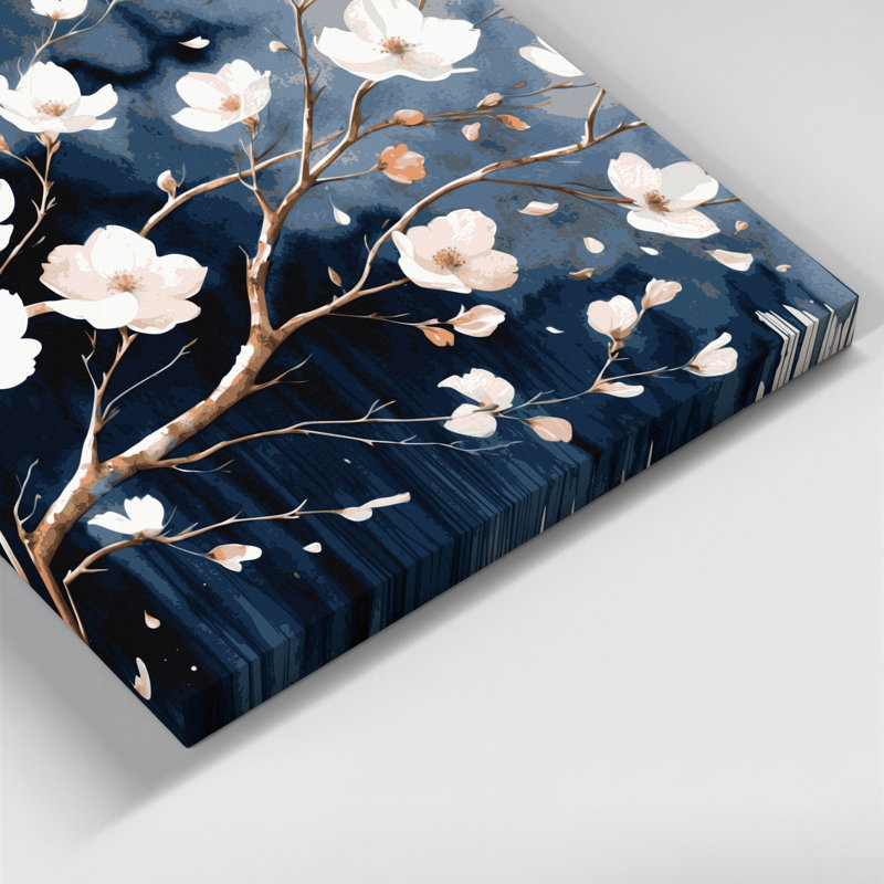 Art mural sur toile Botanical Dogwood Branches, H 12 po x l 12 po