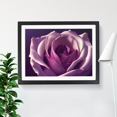Dazzling Rose Flower - Framed Print
