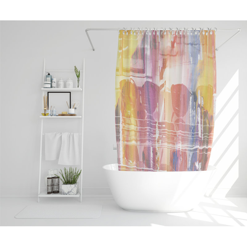 Shades Of Glam Designer Shower Curtain