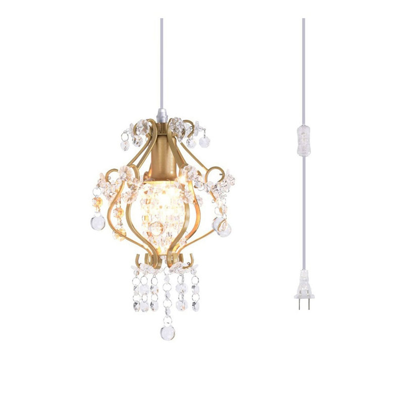 Elegant Mini Plug-in Chandelier