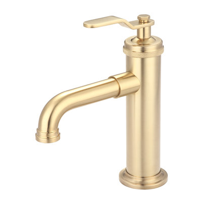 Single-Hole 2-handle Bathroom Faucet with Drain Assembly