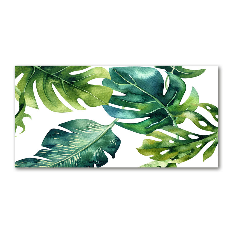 Tropical Leaves - Wrapped Canvas Print