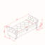 Banc de rangement rembourré en polyester Alleisha-1158192380