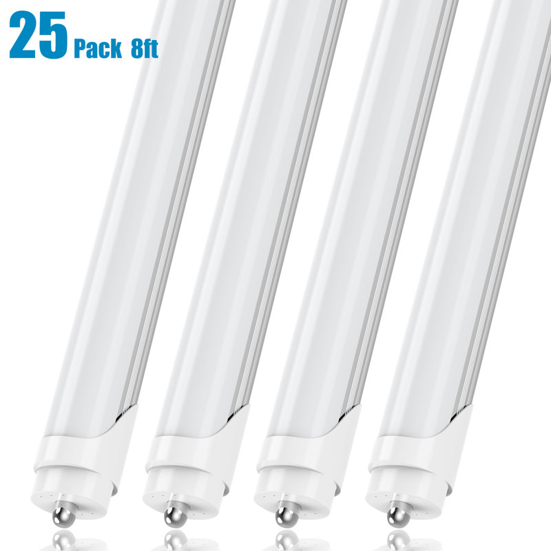 Ampoules T8 8FT à DEL, culot FA8, 45W 4500LM, 6000 K