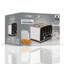 Daewoo Kensington 1750W Cream Stainless Steel & Retro 4 Slice Toaster With Defrost Reheat-49849186