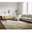 Tapis beige tissé à la machine Milomir-734716917