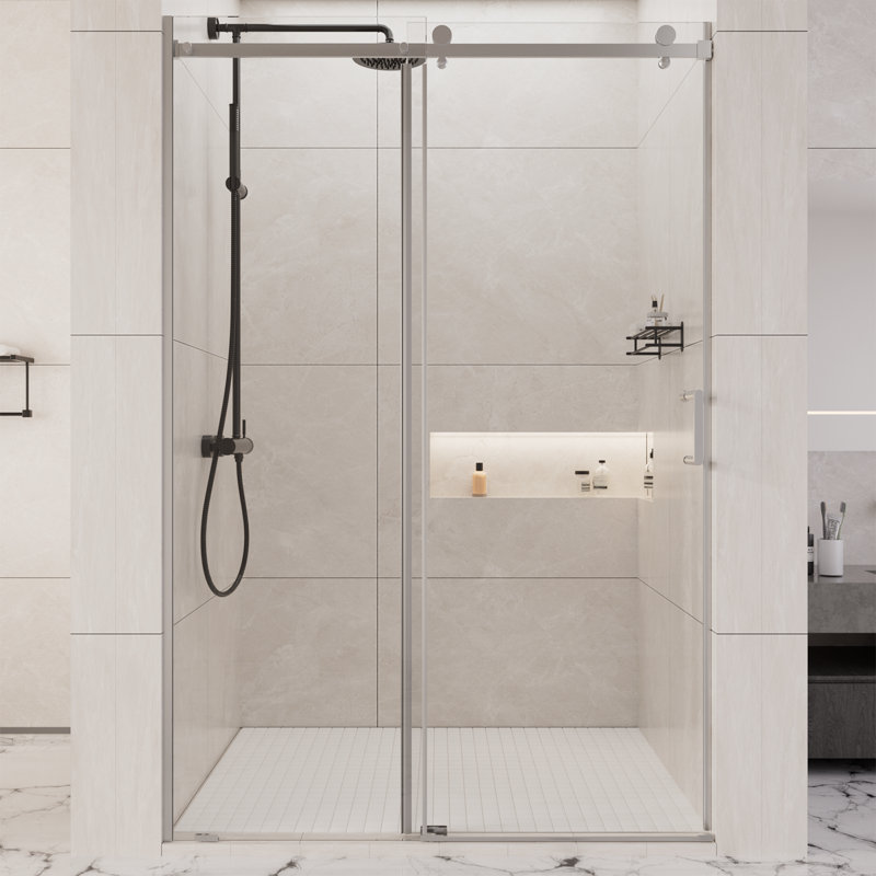Porte de douche en verre trempé