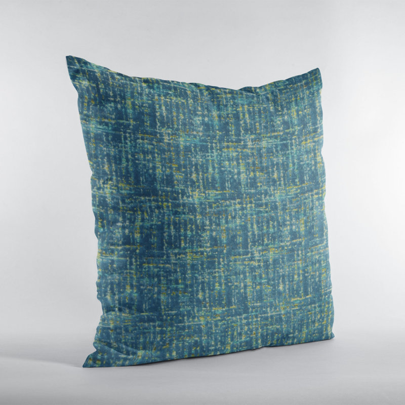 Coussin Plutus, 24 po x 24 po, Saphir